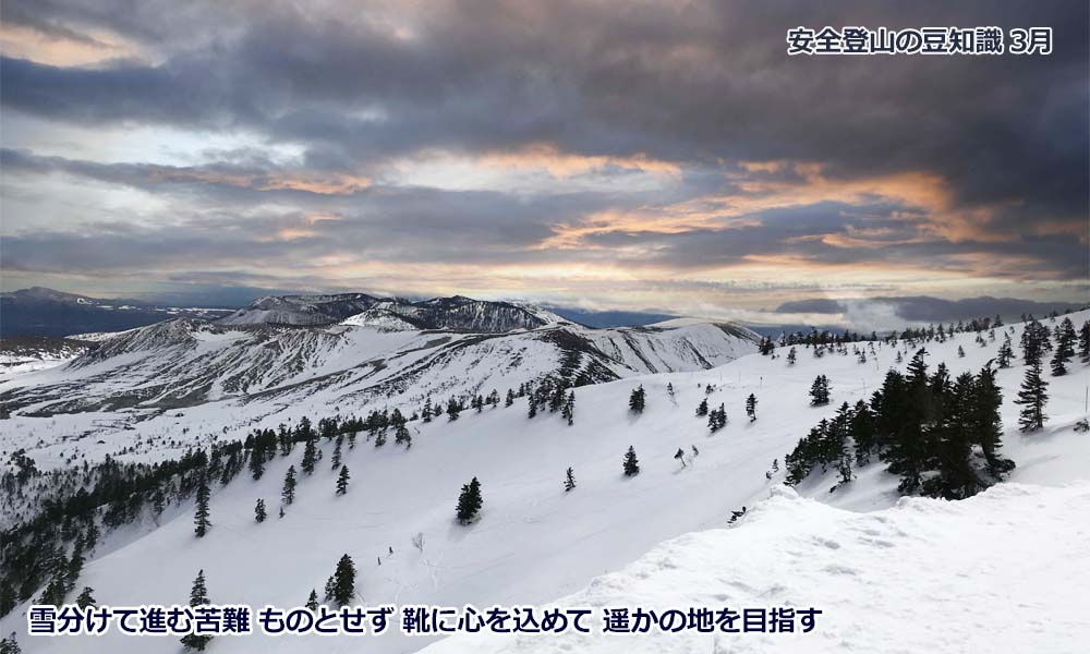 3月登山の日