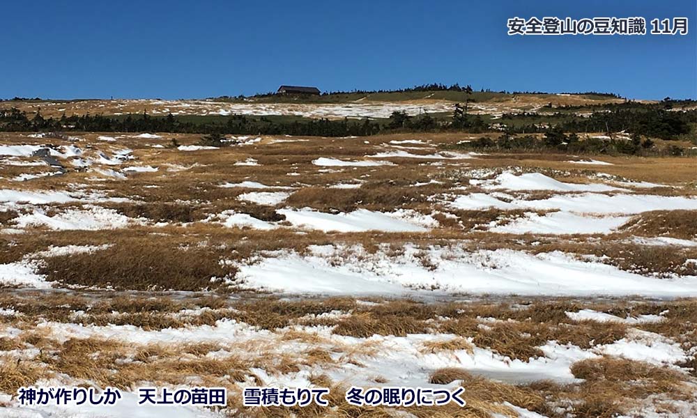 11月登山の日
