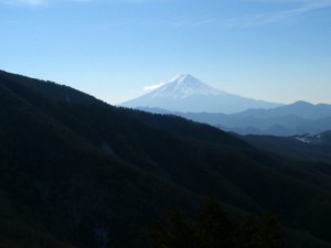 富士山がとっても大きく見える。