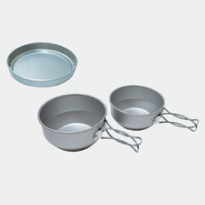 アルミ3点食器セット