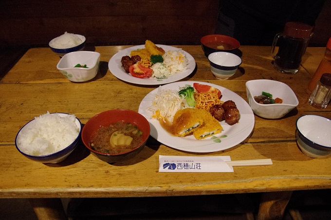 山の上とは思えないボリュームとお味！