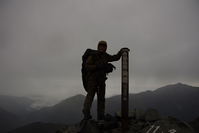 西穂独標(2701ｍ)