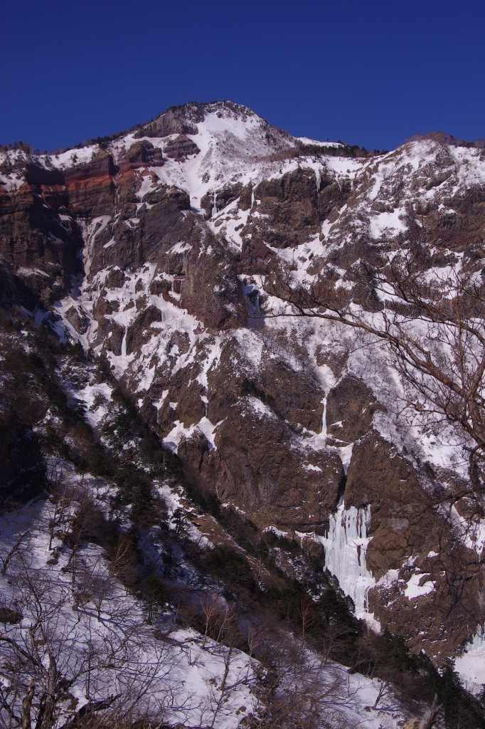 黒岩からみた女峰山