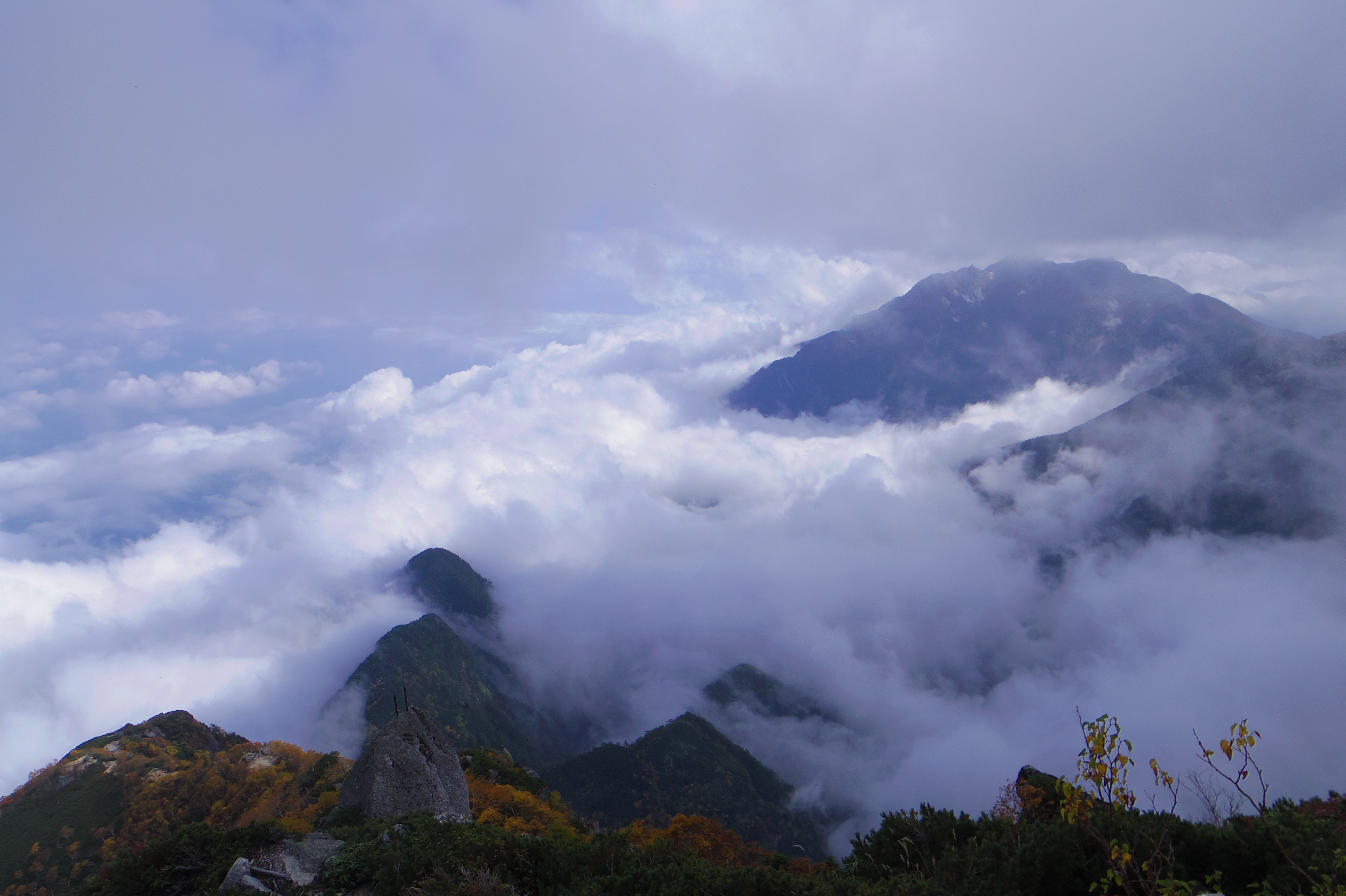 黒戸尾根と鳳凰三山