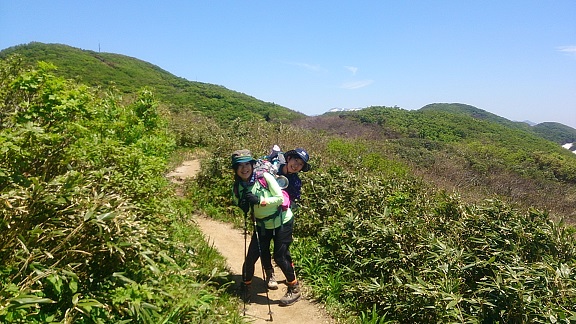 山頂稜線