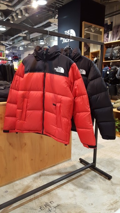 ノースフェイス ヌプシ 赤 ダウンジャケットND91841 （THE NORTH FACE  