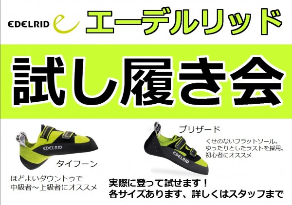ede試し履き