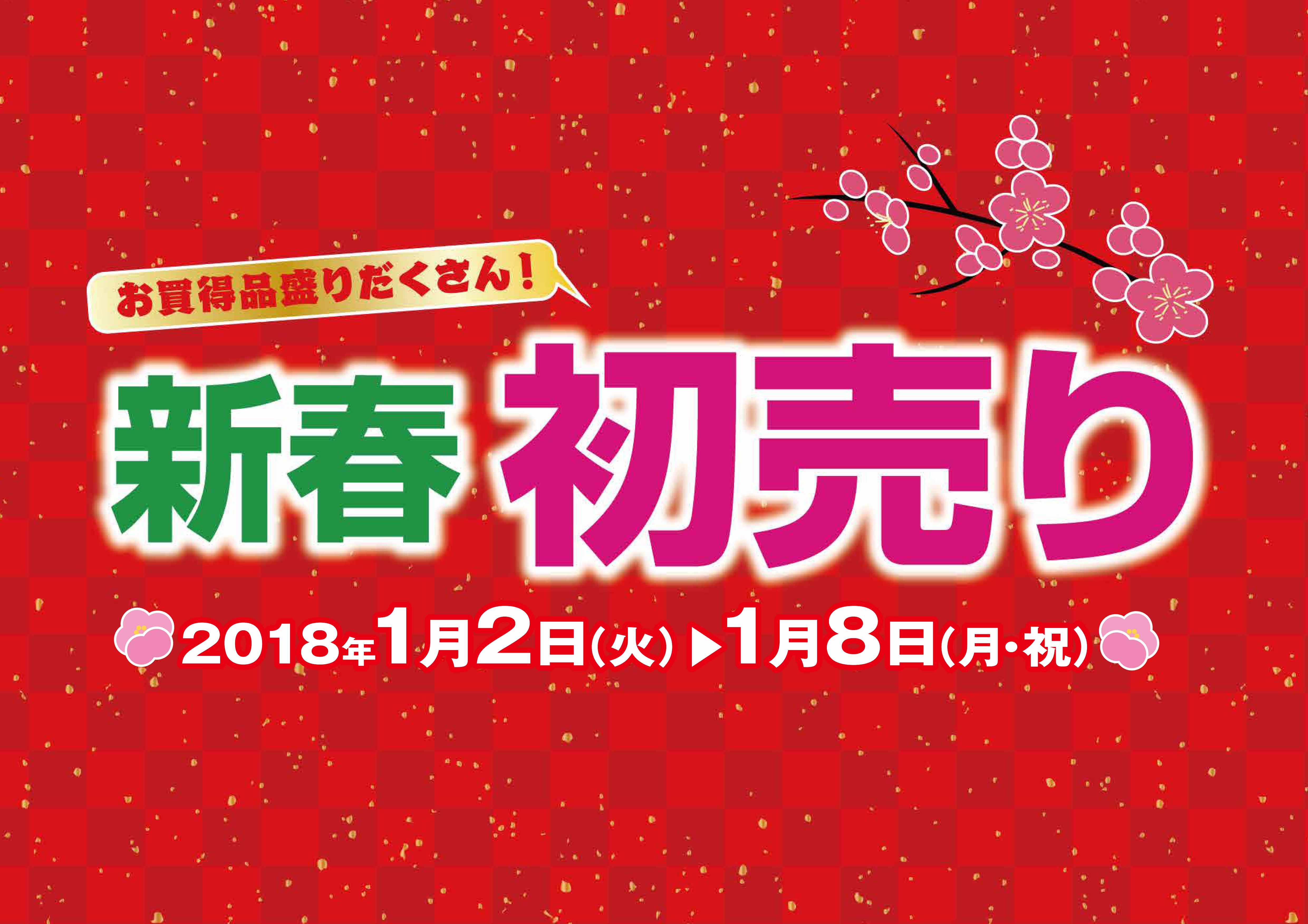 初売りのみ A3横 201801020108