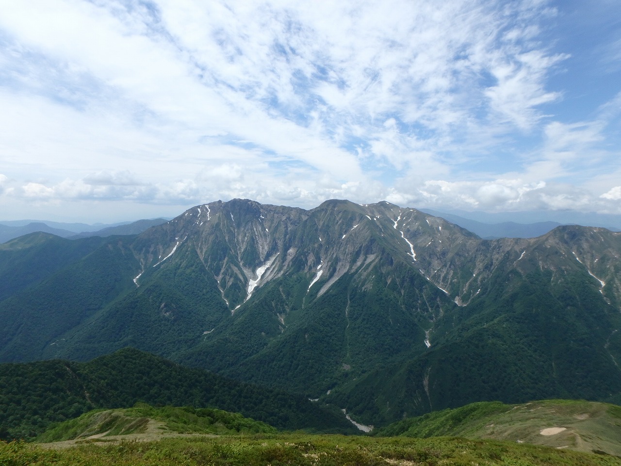 s-谷川岳（笠ヶ岳から） (2)