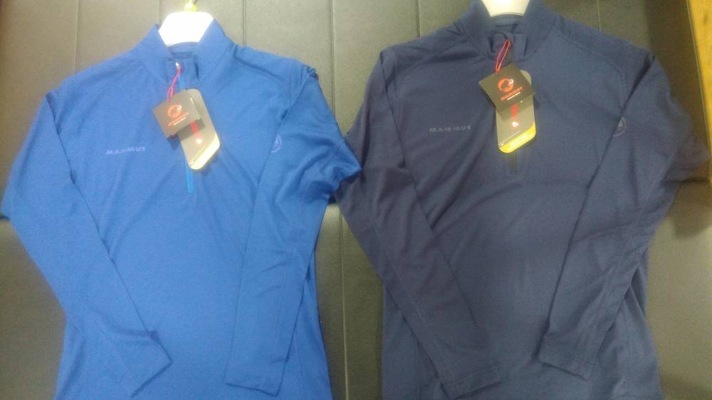 マムート＜Snow Zip Longsleeve 好い ハーフジップ＞M1567c