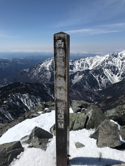 【長岡店】西穂高岳独標小屋泊