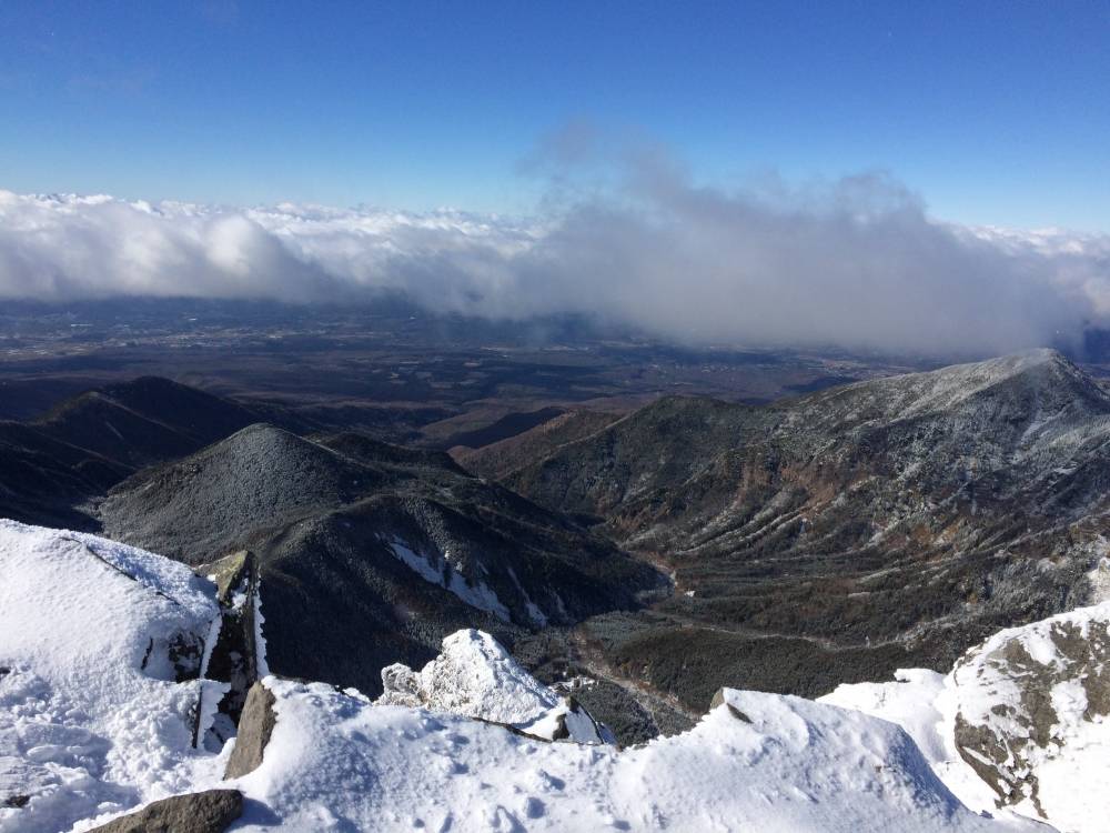 早くも冬山【石井スポーツ登山学校】
