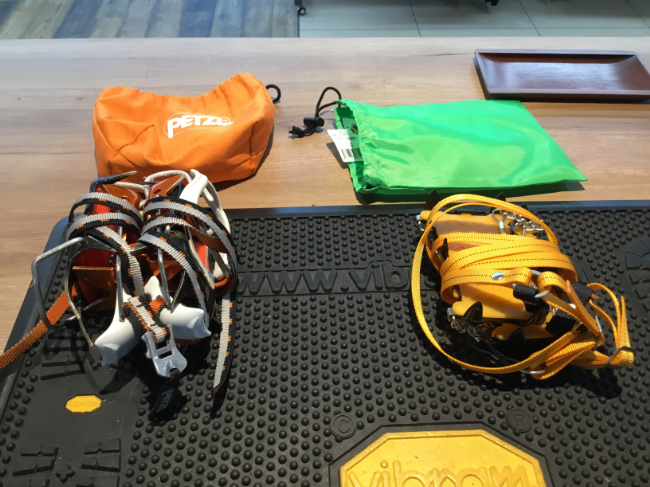 Petzl アイゼン オレンジ/ブラック 静穏