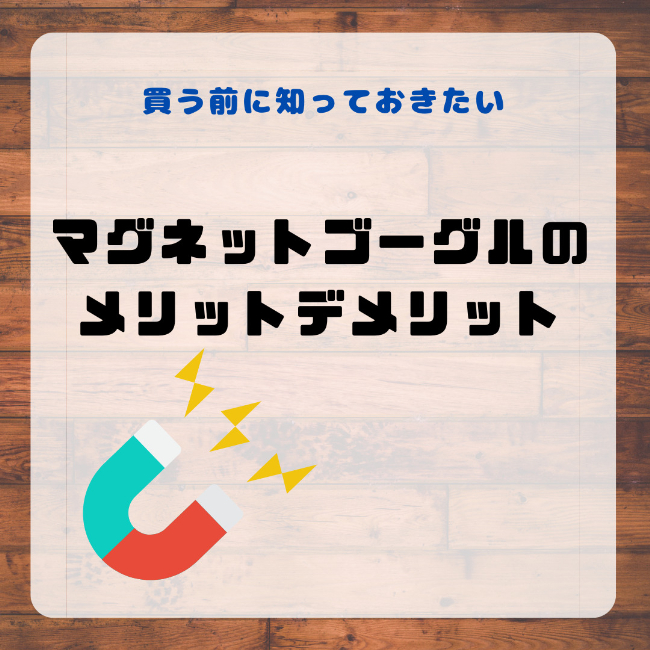 マグネットゴーグルのメリットデメリット【…