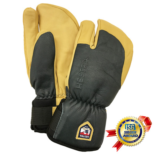 HESTRA / 3-FINGER FULL LEATHER SHORT