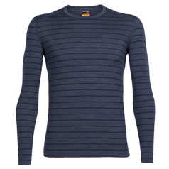 アイスブレーカー Oasis LS Stripe Crewe