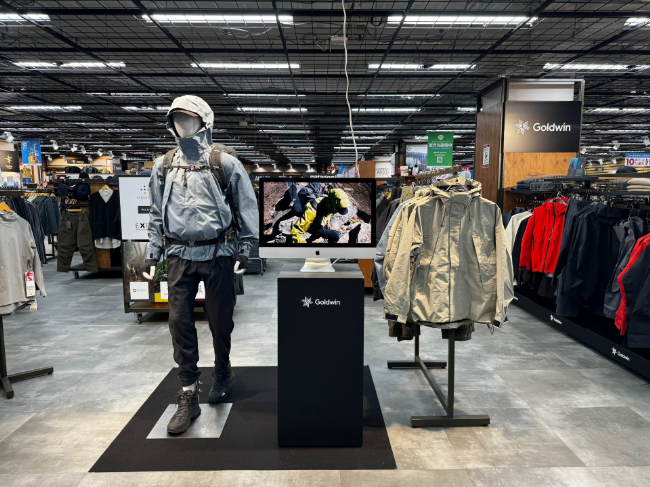 ゴールドウインPOPUPストアが登場!